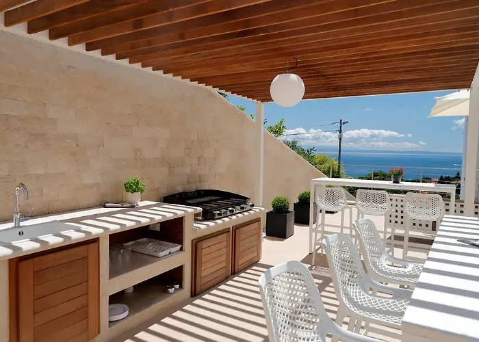 Modena Maris-heated Pool-grill-relax-jacuzzi Lejlighed Opatija