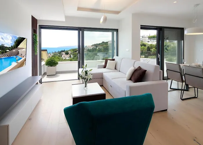 Διαμέρισμα Modena Maris-heated Pool-grill-relax-jacuzzi Οπατία