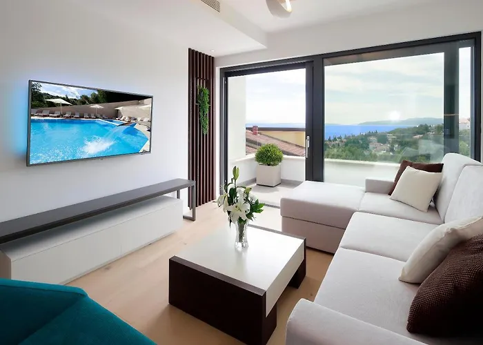 Modena Maris-heated Pool-grill-relax-jacuzzi Opatija