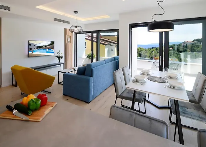 Modena Maris-heated Pool-grill-relax-jacuzzi Appartement Opatija